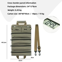 Kit d'outils d'urgence pour véhicule tout-terrain, grande capacité, résistant à l'usure, portable, pour le rangement d'accessoires et de matériel B0038