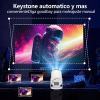 Projecteur portable à mise au point automatique HD 1080P 4K Android 11 Smart Cinema WIFI et Bluetooth haute définition