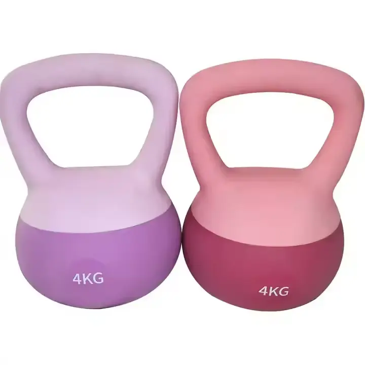 Pvc mềm kettlebell trọng lượng cho tạ điều hòa sức mạnh đào tạo an toàn tập thể dục Ấm đun nước chuông
