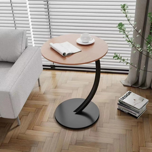 Mesa de Centro Portátil moderna, sofá pequeño de MDF, mesa auxiliar para sofá, mesita de noche o mesa auxiliar para aperitivos, muebles de sala de estar - Product Image 2