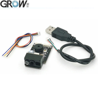 Keep & GROW-Module de Scanner de Code barre 1D, 2D, 640x480CMOS, DC5V, USB, lecteur de Code, lecteur de passeport, compatible UART, 1D, 2D