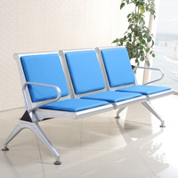 Chaise triple Station d'hôpital Banque Chaise d'attente Chaise d'aéroport Chaise d'attente en acier inoxydable Siège public Infusion