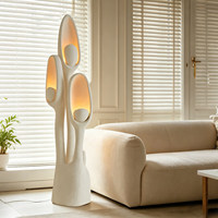 Lampe sur pied Wabi Sabi Art Sculpture, lampe sur pied vintage design, lumière d'ambiance créative pour salon, chambre et côté canapé