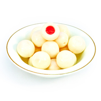 Halal gecertificeerde fabrieksdirecte verkoop OEM draaiende bolvormige fruitige smaak gele gummy snoepjes 2g/1.9g