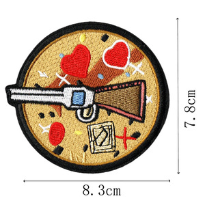 Embroidered Fabric Cloth Patch Iron on Patch 2D 3D Custom Embroidery Patches
