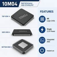 Microcontrolador FPGA 10M04SAM153C8G, Circuito Integrado con 112 E/S y Paquete 153MBGA, Componente Electrónico de Montaje Superficial
