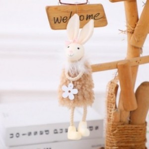 DAMAI <b>Easter</b> Bunny Figurines Pastel Color Bunny Hanging <b>Ornaments</b> for <b>Easter</b> Home Tabletop Centerpieces Holiday Party Decor - Product Image 6
