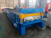 Machine de formage automatique de tuiles de revêtement de sol en acier coloré pour la construction de maisons - Vente directe usine