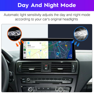 Autoradio Stereo per Auto con Touch Screen da 10.25" Wireless CarPlay e Android Auto per <span class=keywords><strong>BMW</strong></span> Serie <span class=keywords><strong>1</strong></span> 2 <span class=keywords><strong>F20</strong></span> <span class=keywords><strong>F21</strong></span> F22 E82, Lettore DVD con Sistema Linux - Product Image 5