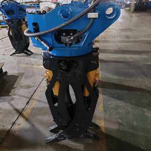 Fabrieksaanbod Graafmachine <span class=keywords><strong>Log</strong></span> Hout Grijper Eenvoudige Structuur Hydraulisch Draaibaar Materiaal Handler Kern Motor Motor Versnelling - Product Image 5