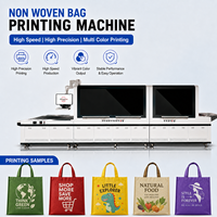 Impresora Automática de Bolsas No Tejidas, Máquina de Impresión de Inyección de Tinta UV para Bolsas de Compras, Embalaje, Marca y Fabricación
