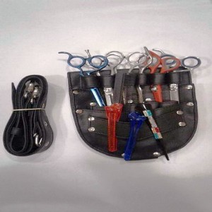 Funda de Cuero PU Ecológica de Primera Calidad ASAP para Tijeras de Barbería, para Barberos Profesionales y Salones de Belleza, Reutilizable y Portátil - Product Image 3
