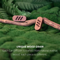 Diffuseur de parfum pour voiture en bois écologique pour la décoration intérieure de véhicule