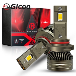 หลอดไฟหน้ารถยนต์ Gicoo K15 12-60v LED รุ่น H1 H3 H4 H7 H11 9005 9006 สำหรับรถยนต์และรถบรรทุก ความสว่างสูง 15000lm 110w 6000k 12V 24V - Product Image 2