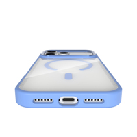 Étui de téléphone magnétique puissant pour iPhone 18 Pro Max, coque en acrylique pour iPhone 18 Pro, touches de caméra en aluminium, logo personnalisé, emballage LM053
