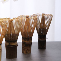 En stock, exportation au Japon, fouet à matcha artisanal en bambou, accessoires pour matcha, Chasen, emballage en boîte Kraft 100, fouets à matcha en bambou