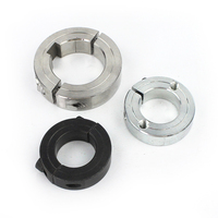 Fabricant professionnel en acier inoxydable Double colliers d'arbre fendus alésage 1/16 "1/8" 1/4 "colliers d'arbre fendus personnalisés