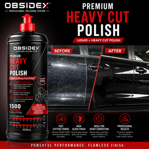 OBSIDEX Heavy Cut Compound – High-Gloss Polishing <b>Solution</b> for P2000–P2500 Sanding Marks & Heavy Paint Correction - Product Image 2
