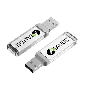 Unidad Flash USB de cristal con logotipo Led personalizado, 1gb, 4GB, 4gb, 8gb, 16gb, 34GB, 64gb, USB 2,0/3,0 - Product Image 2