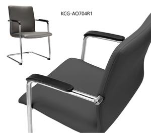 เก้าอี้ประชุมหนังสไตล์โมเดิร์นพร้อมโครงชุบโครเมียม เก้าอี้สำนักงานสำหรับผู้มาเยี่ยม เก้าอี้นั่งรับรองในพื้นที่ต้อนรับ - Product Image 6