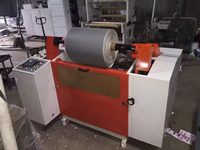 Papier verarbeitung maschinen Automatische Kunststoff-PE-PVC-BOPP-Rolle-zu-Rolle-Film-Jumbo-Rollen-Schneid-und Aufwickel maschine