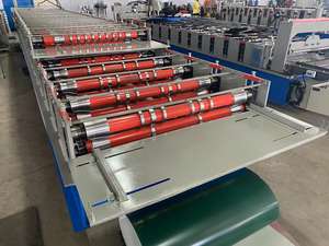 Machine de fabrication de tuiles à double couche pour toiture en acier galvanisé (<span class=keywords><strong>IBR</strong></span>) pour l'Amérique du Nord - Product Image 6