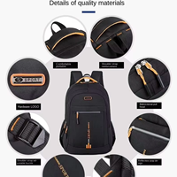 Sac à dos pour ordinateur portable grand format durable, avec rembourrage épais absorbant les chocs, idéal pour les trajets quotidiens et les voyages d'affaires