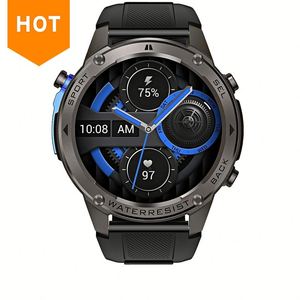 DM56 1.43inch AMOLED HD Display Unisex Sport <b>GPS</b> Fitness Tracker Smart Watch Magnetic IP68 Waterproof Sleep Tracker Silica Gel - Product Image 1