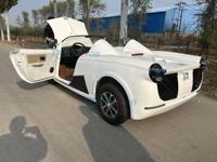 Elegante Auto Deportivo Personalizado en Color Eléctrico de Alto Rendimiento, Auto Clásico con Certificación CE, Estructura de Acero con Recubrimiento por Inmersión en Caliente