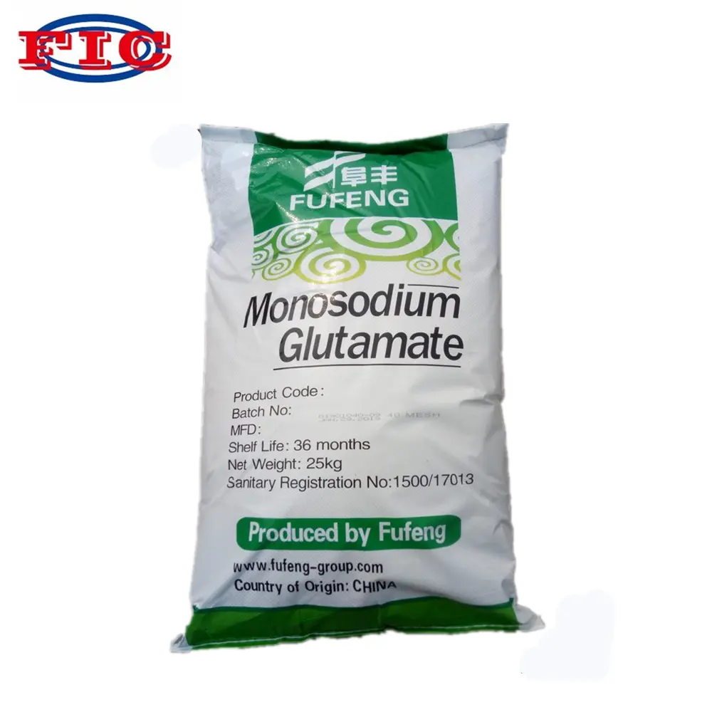 शुद्धता 99% fufeng Msg मोनोसोडियम ग्लूटामेट-Glutamato monosodico