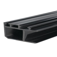 Profilé en PVC extrudé professionnel, personnalisé, brillant, écologique et durable pour portes et fenêtres