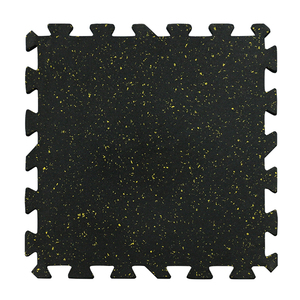 1m x 1m 10mm 8mm 6mm cao su thể thao sàn Mat Interlock cao su gạch phòng tập thể dục sàn gạch cao su - Product Image 2