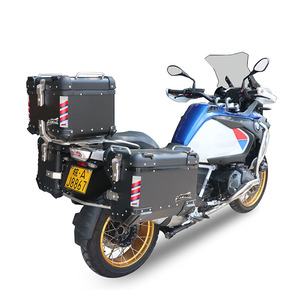 Bán Buôn Xe Máy Đuôi Hộp Bên Trường Hợp 45L Màu Đen Hợp Kim Nhôm Tàu Sân Bay Túi Lưu Trữ Hộp Thân Cây - Product Image 6