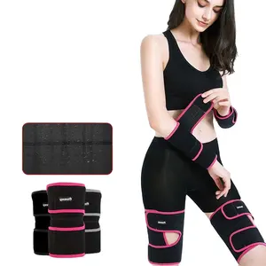 Tuta da Sauna Sweat Leg Shaper Bandage donna dimagrante perdita di peso gamba fasciatura più sottile Wrap Ladies Leg Fat Burner coscia Trimmer