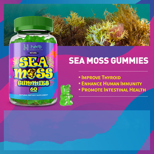 ODM/OEM Private Label Irish <strong>Sea</strong> <strong>Moss</strong> Gummy Advanced with Burdock Root for Immunity Gut, Energy <strong>Sea</strong> <strong>Moss</strong> Supplements - Product Image 2