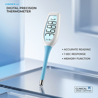 Thermomètre numérique intelligent avec alarme de fièvre, étanche, très vendu, thermomètre basal, thermomètre électronique avec Bluetooth