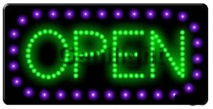 Letreros LED Abiertos para Publicidad Interior, Uso en Bares y <span class=keywords><strong>Empresas</strong></span>, con 3 Modos <span class=keywords><strong>de</strong></span> Cambio, Múltiples Colores, Certificación CE/ROHS, Fuente <span class=keywords><strong>de</strong></span> Alimentación, Cadena para Colgar - Product Image 3