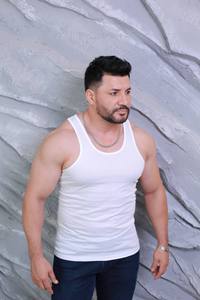 Kaos Kasual Pria Grosir 100% Katun Tanpa Lengan Lembut Bernapas Pakaian Olahraga Gym Fitness Pabrik OEM - Product Image 2