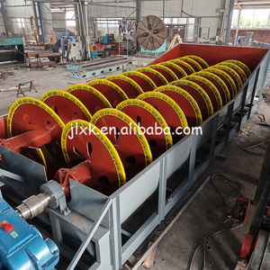 砂と砂利の泥分離に便利なポリウレタン耐摩耗性の二重螺旋砂洗浄機 - Product Image 5