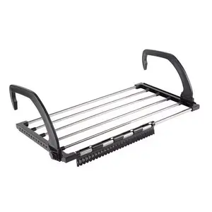 Stendibiancheria da <span class=keywords><strong>esterno</strong></span> per balcone, scaffale portaoggetti da appendere alla finestra, antifurto, per davanzale, stendino per scarpe - Product Image 1