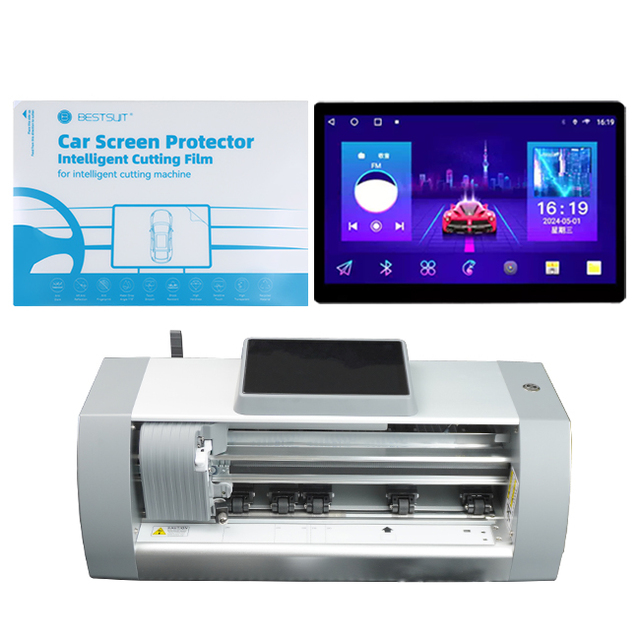 TPU Film Cutting Machine Intelligent Automatic for Mobile Phone Screen Protector Back Skin High Precision 0.05mm Small