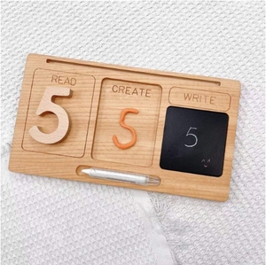 <span class=keywords><strong>Tablette</strong></span> d'apprentissage Montessori <span class=keywords><strong>pour</strong></span> l'écriture, petit tableau noir, chiffres et cartes de reconnaissance, artisanat <span class=keywords><strong>en</strong></span> <span class=keywords><strong>bois</strong></span> - Product Image 2
