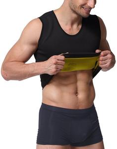 ホットボディシェイパータンクトップウルトラサウナスーツウエストトレーナーネオプレンスリミングベスト男性用 - Product Image 5