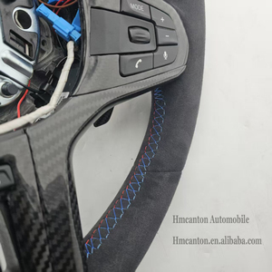 Hot Products Alcantara Paddle LED Steering <b>Wheel</b> for BMW G20 G30 G01 3 Series 5 Series Car Steering <b>Wheel</b> - Product Image 6