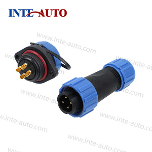 Conectores de Cable Impermeables IP68, Conector Circular <span class=keywords><strong>SP</strong></span> 13 17 21 Personalizado de 3/4/5 Pines, Conector de Cable Impermeable M19 de <span class=keywords><strong>2</strong></span> 3 4 5 Pines - Product Image 6