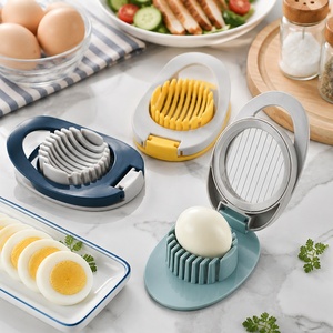 Cortador de Huevos de Acero Inoxidable 2 en 1, Cortador Manual de Huevos de Alta Resistencia, Cortador Profesional de Frutas y Champiñones - Product Image 5