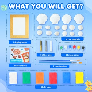 Nuovo 2025 Shell Painting Kid Set fai da te giocattoli da disegno giocattolo educativo - Product Image 2