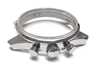Boîtier de montre de fraisage, en acier inoxydable, haut de gamme, sur mesure, pour éta 7750, mouvement automatique, de marque professionnelle, OEM