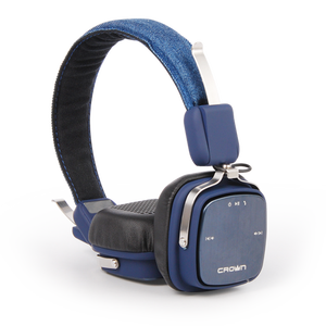 Jeans <b>Wireless</b> Bluetooth Headphones With Built In <b>Microphone</b> Over Ear Design - Product Image 2