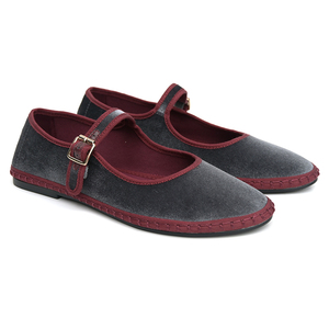 Zapatos planos de terciopelo de lujo para mujer, con suela cosida, colores personalizables, ideales para el día a día, ¡<span class=keywords><strong>en</strong></span> oferta! - Product Image 1